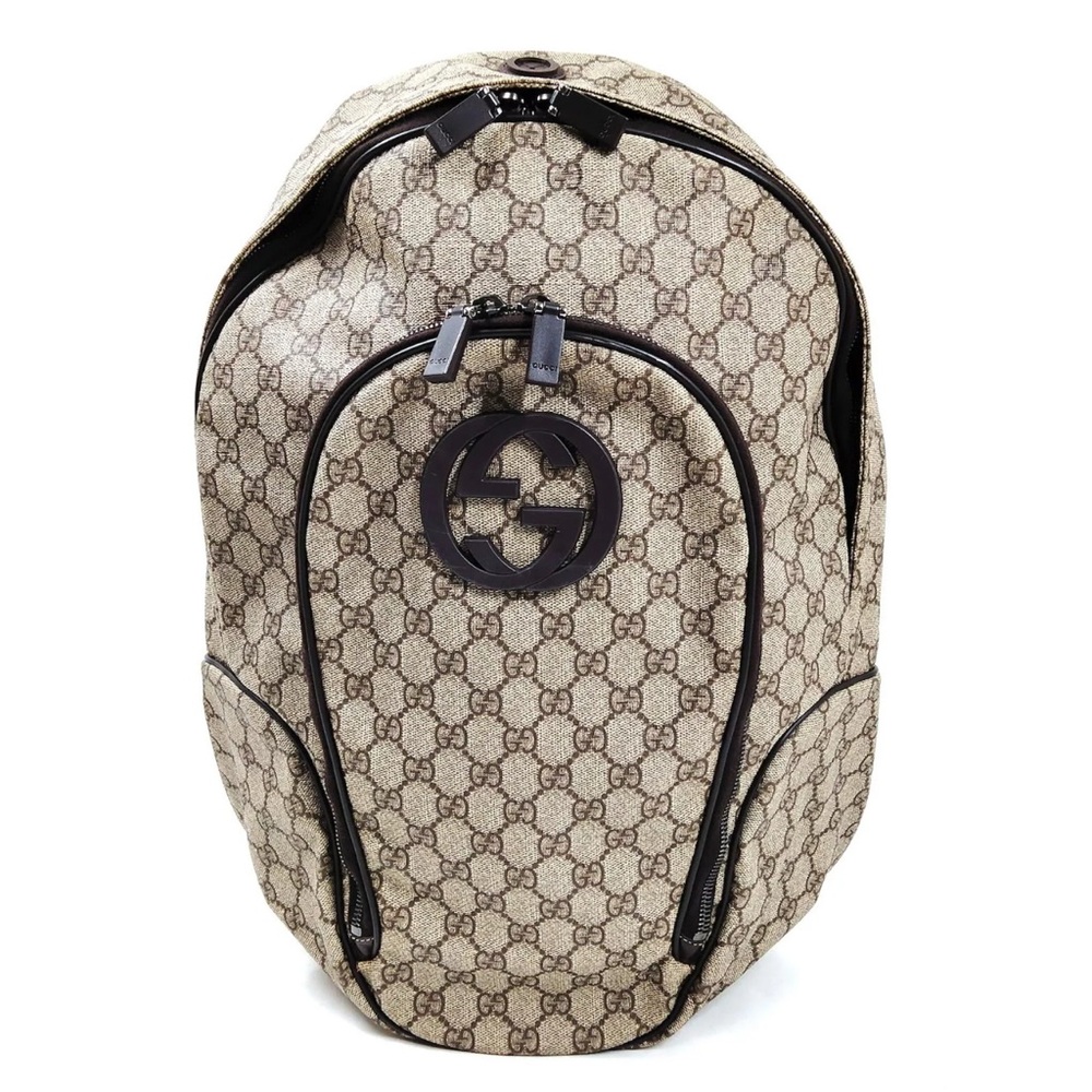Gucci BackPack Bag  Brown PVC